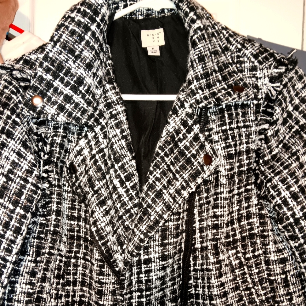 A New Day black and white Medium Winter Jacket